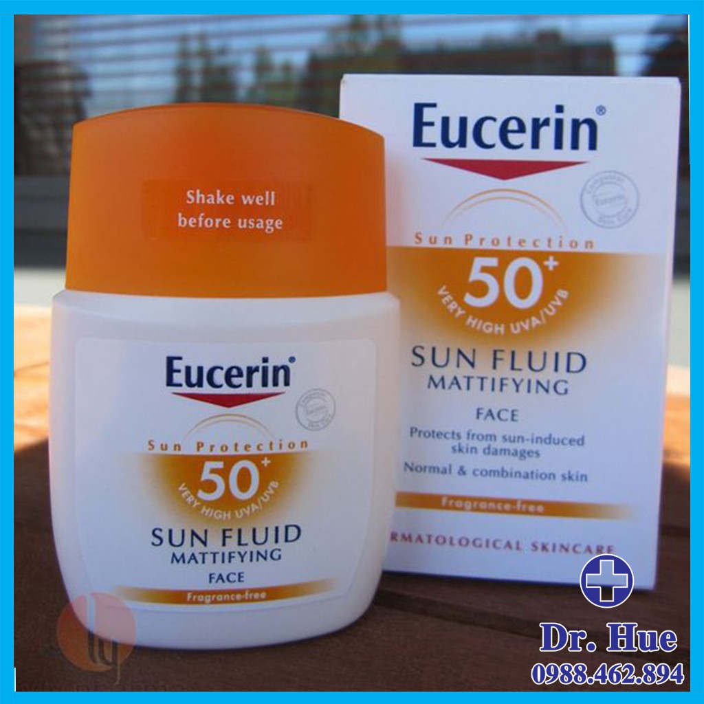 Kem Chống Nắng Eucerin Sun Fluid Mattifying SPF 50+