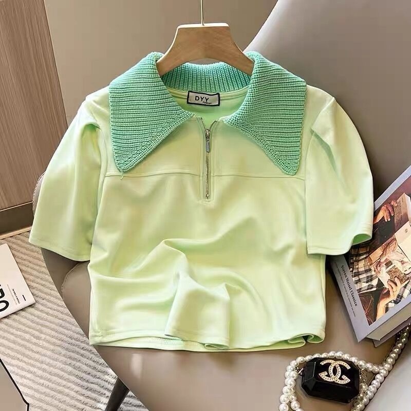 Áo Thun Tay Ngắn Kiểu Dáng Đơn Giản Trẻ Trung Dành Cho Nữ