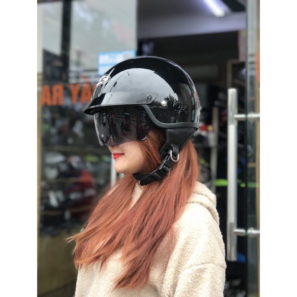 Mũ bảo hiểm nửa đầu kính ẩn HJC IS-2V chính hãng