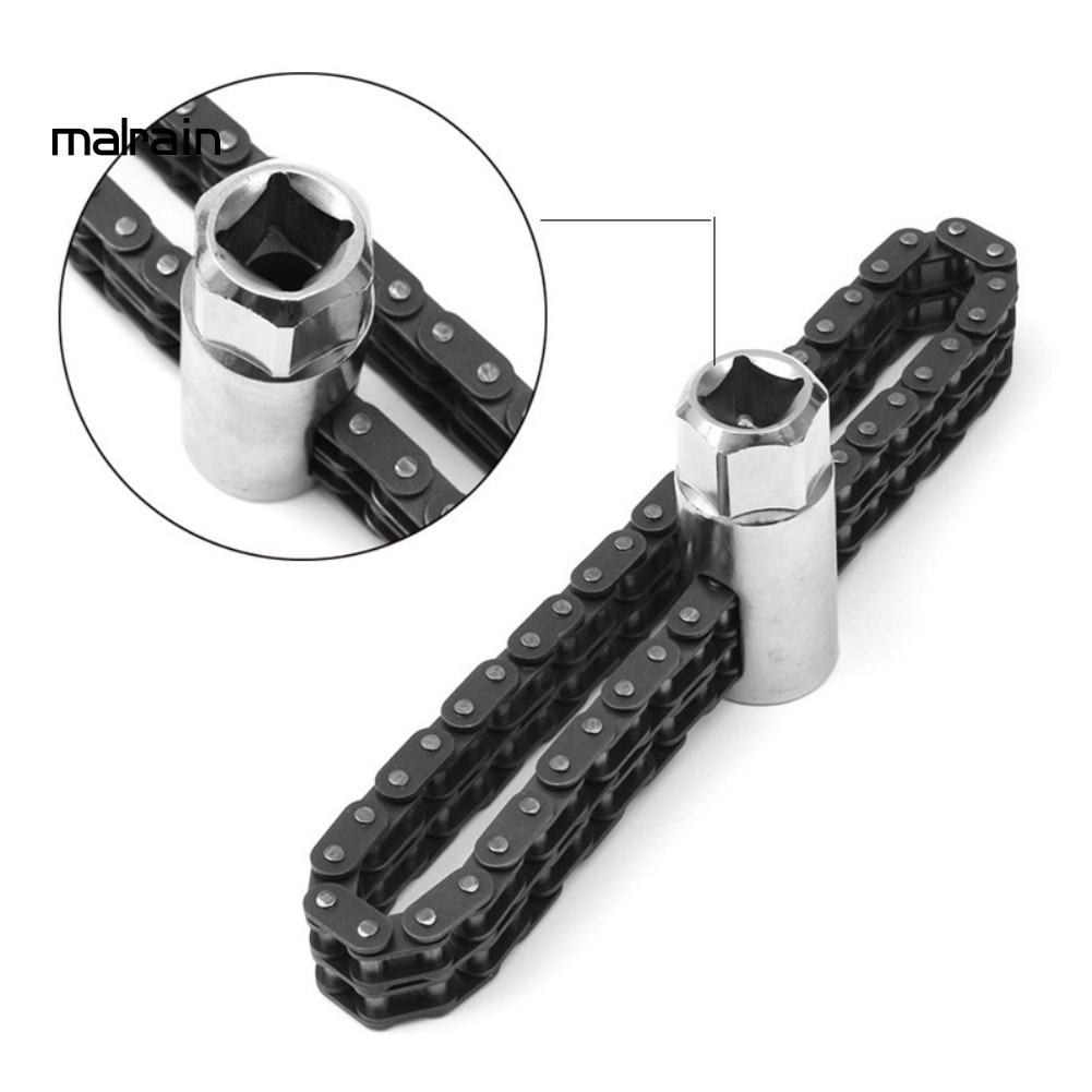 Cờ Lê Hai Đầu Lọc Dầu Dạng Móc Khóa Bằng Kim Loại Cho Xe Hơi Xe Tải