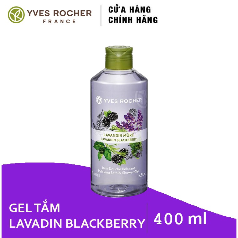 Sữa Tắm Yves Rocher Relaxing Bath And Shower Gel Lavandin Blackberry 400ml | BigBuy360 - bigbuy360.vn