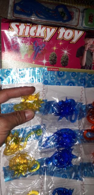 Combo 20 quả cầu gai bằng nhựa mềm dẽo nhiều màu loại lớn