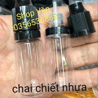 Chai chiết nhựa loại 10ml