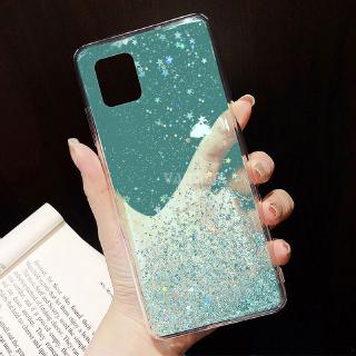 For Samsung Galaxy Note 10 Lite Glitter Surface Soft TPU Silicone Patterned Back Case Protective Cover