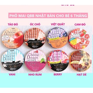 Phô mai vị trái cây qbb nhật bản
