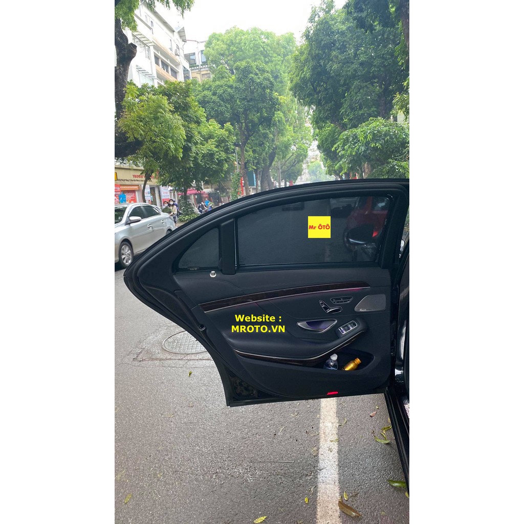 Rèm Che Nắng chống UV Xe Mercedes S450 Hàng Loại 1 MR.ÔTÔ -Bảo Hành 2 Năm