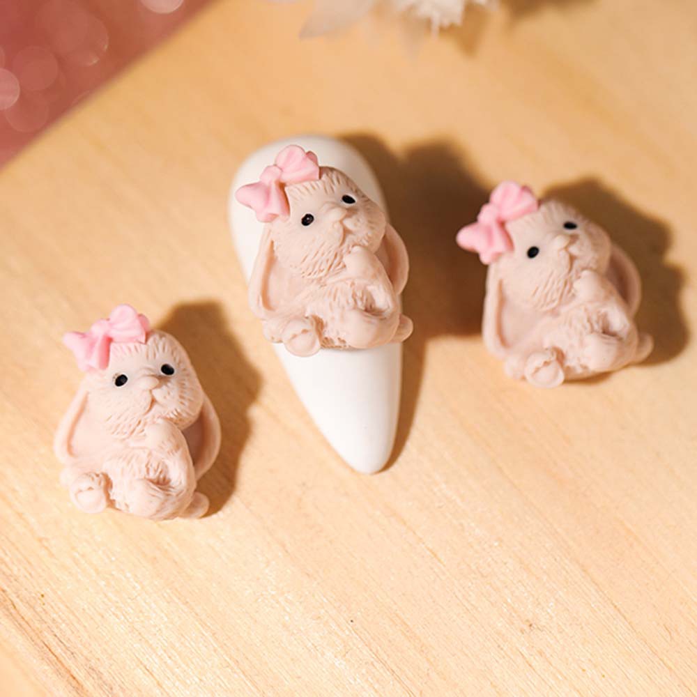 Phụ Kiện Trang Trí Móng Tay Hình Động Vật 3D Đáng Yêu DIY