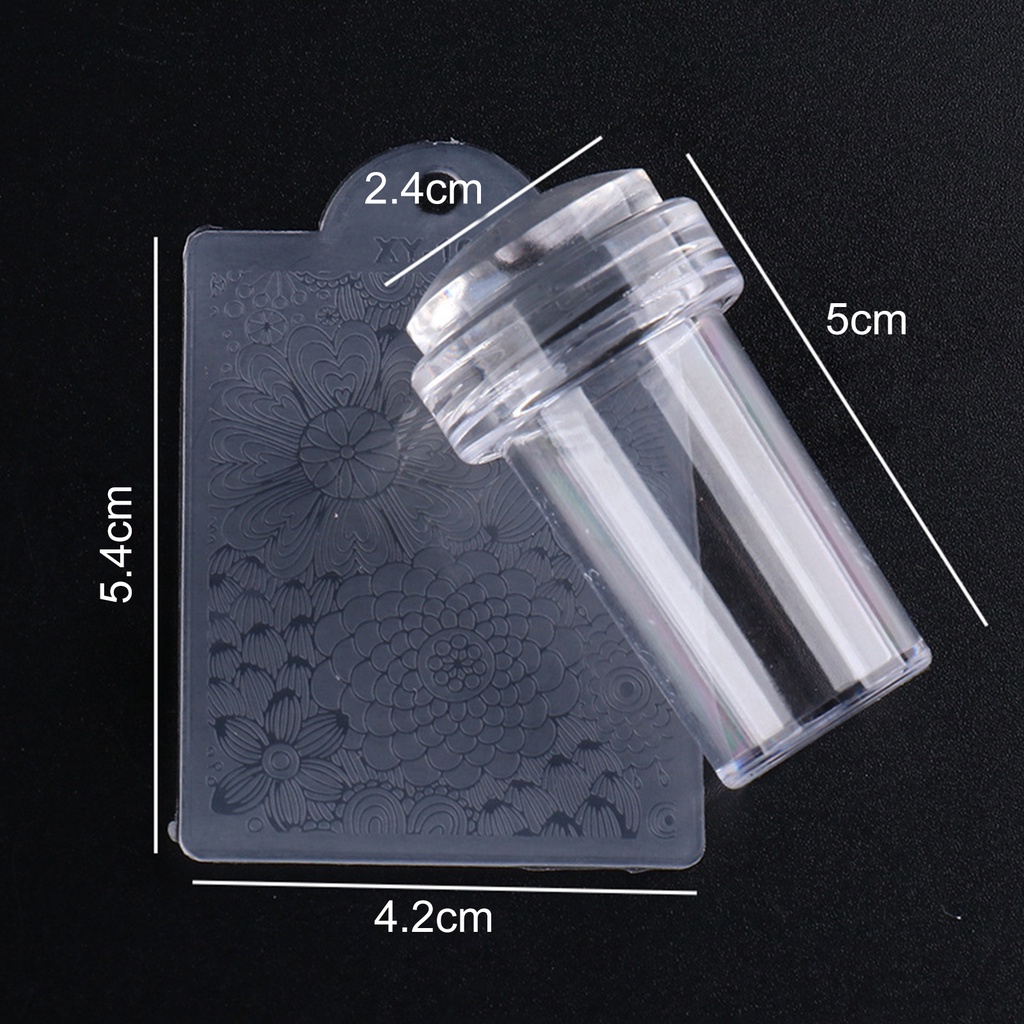 Dụng Cụ Đóng Dấu Tem Trang Trí Móng Tay Nghệ Thuật Tái Sử Dụng Linh Hoạt