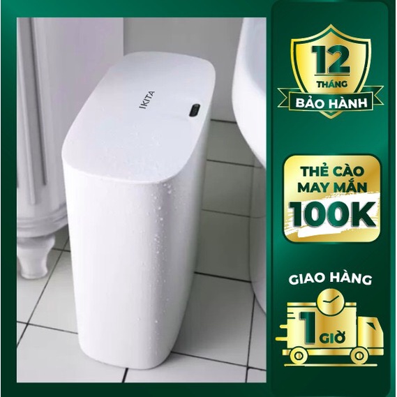 Thùng rác thông minh cho WC, phòng khách, bếp, ngủ, văn phòng, cảm ứng, cảm biến tự động đóng mở - SIMPEE IKITA