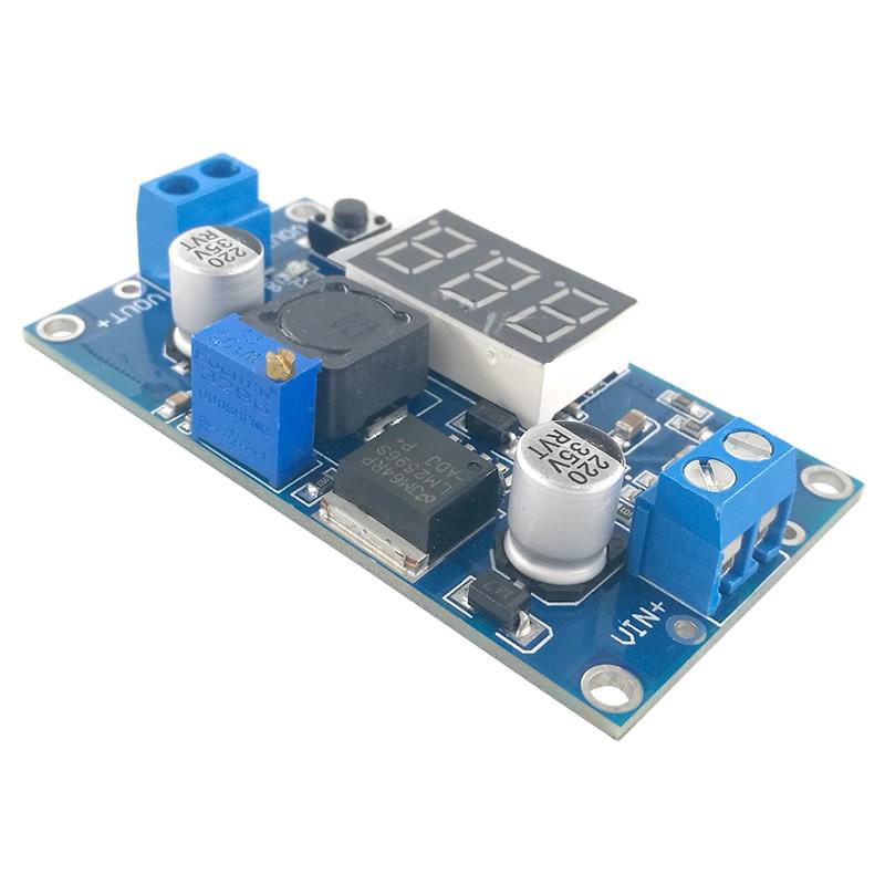 Mô đun giảm áp từ 4.0-40 sang 1.3-37V có đèn LED LM2596 chuyên dụng