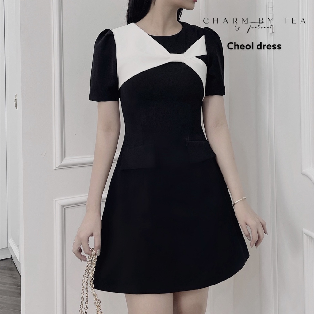 CHEOL DRESS :Váy đi tiệc Charm By Tea