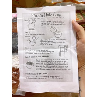(Giá sỉ) Set trà sữa Phúc Long
