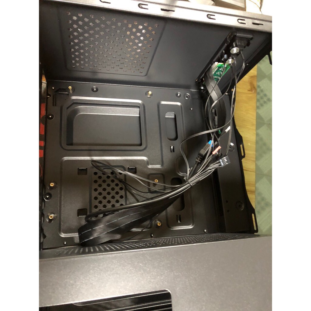 Vỏ case máy tính Gaming 2 mặt kính Cesar Rainbow