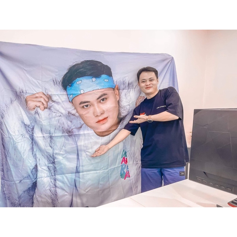 [Tăng(Ảnh thật) Tranh vải treo tường in hình theo yêu cầu tặng kèm đèn led, móc khoá, móc treo tranh - Mua 1 tặng 4 | BigBuy360 - bigbuy360.vn