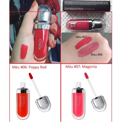 Son kem lì Kiko Instant Colour Matte Liquid Lip Colour 6.5ml màu 07