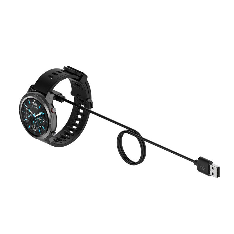 Dây Cáp Sạc Usb 2 Pin 4mm Cho Đồng Hồ Thông Minh Ticwatch Gtx