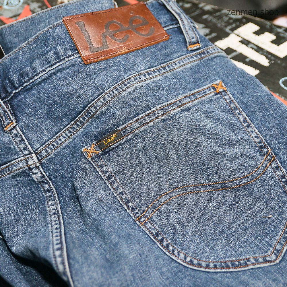 Quần Short Jean Nam Lee Hàng Xuất Dư Xịn Chính Hãng
