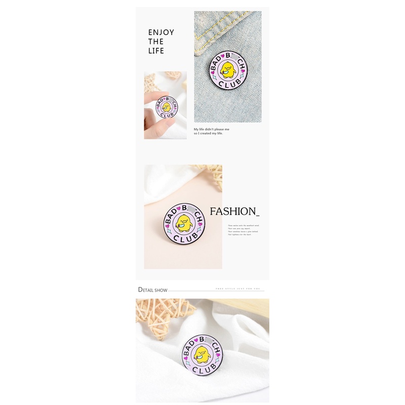 Trâm cài áo hình chú vịt vàng ngộ nghĩnh