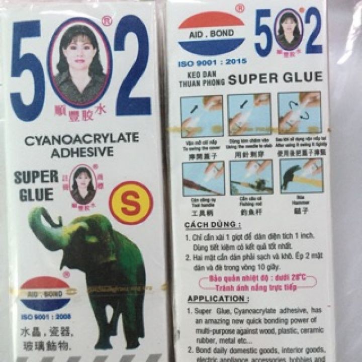 1 thùng 50 chai keo 502 Thuận Phong chính hãng