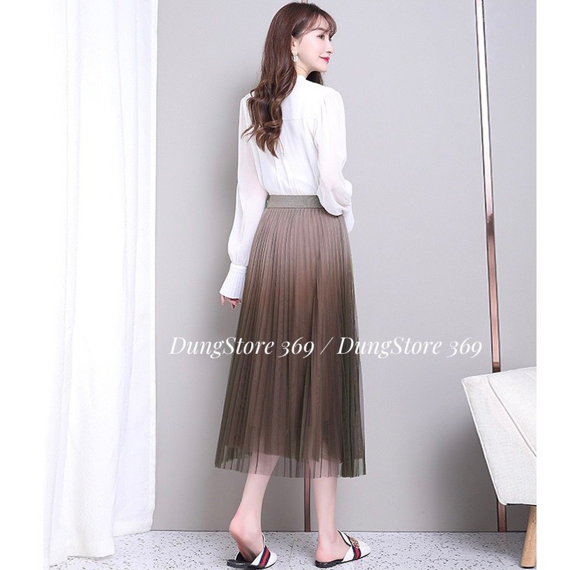 Chân Váy Loang Xếp Ly Dáng dài Cao Cấp Siêu Xinh Freeship,Chân Váy Xòe Nhiều màu Xu Hướng Thời Trang Hottrend Mới 2021 | BigBuy360 - bigbuy360.vn
