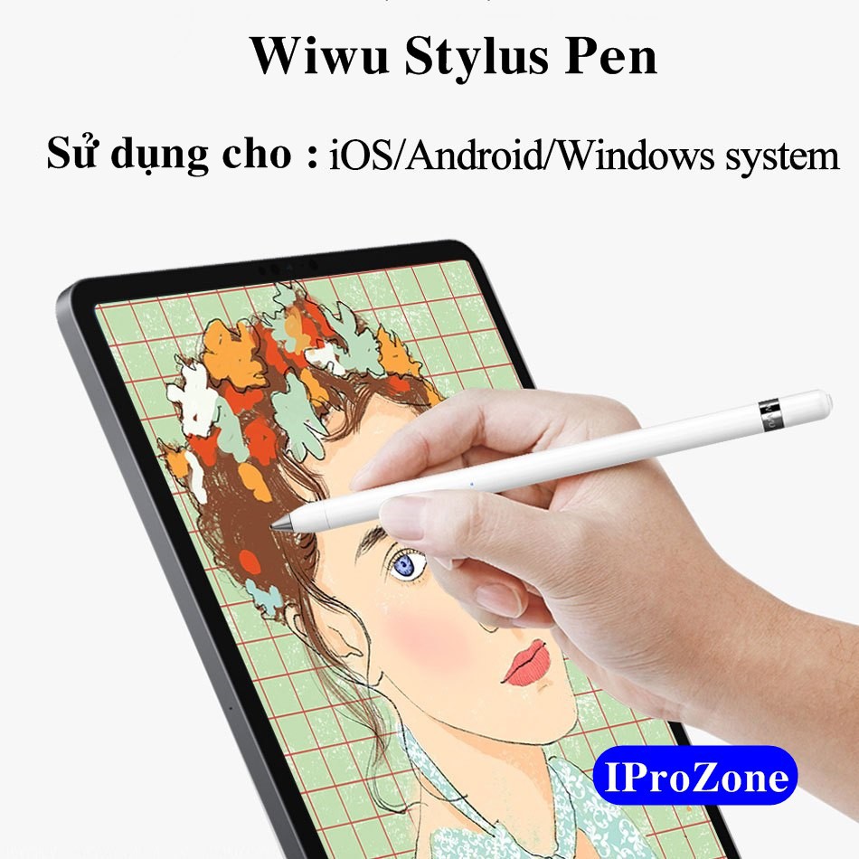 Bút cảm ứng chính hãng Wiwu PICASO Active Stylus -P339 Touch Pen , IOS/Androi/Window