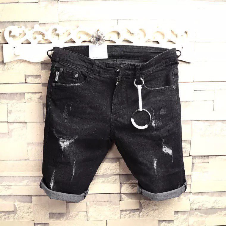 Quần Short Nam chất Jean co dãn, Quần Jean Nam Ngắn mẫu mới nhất 2021 phong cách trẻ trung năng động MuradFashion MS8035 | BigBuy360 - bigbuy360.vn