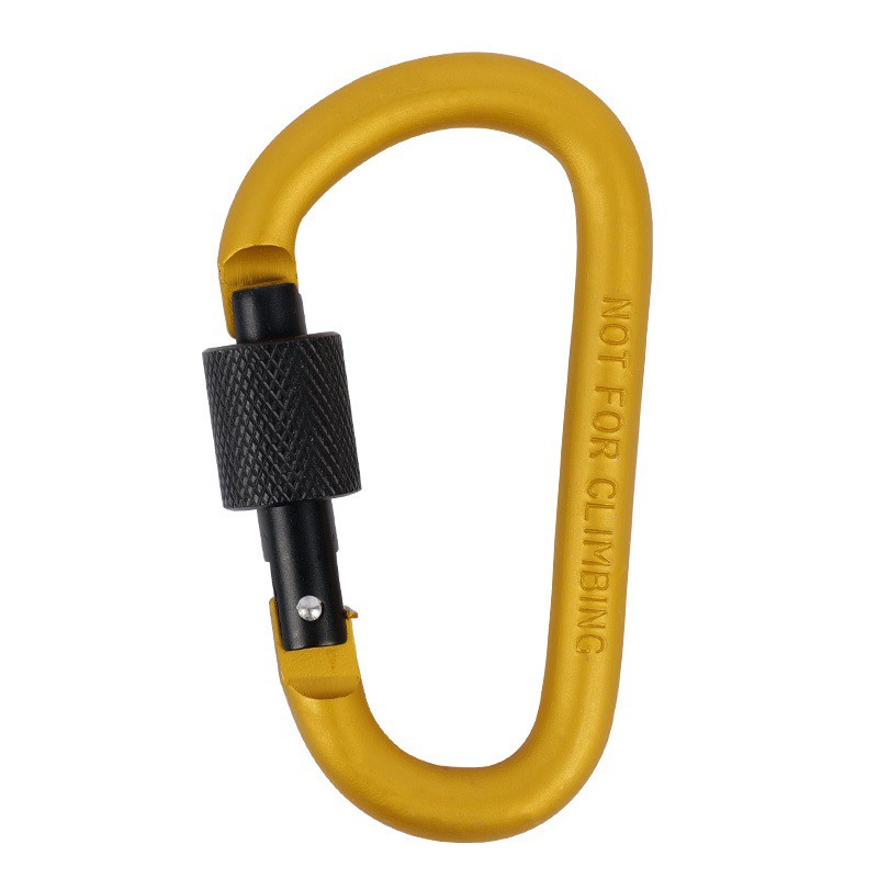 [CHỌN MÀU THEO SỞ THÍCH] Móc khóa Carabiner hình chữ D bằng hợp kim nhôm, móc khóa du lịch đa năng nhiều màu sắc.