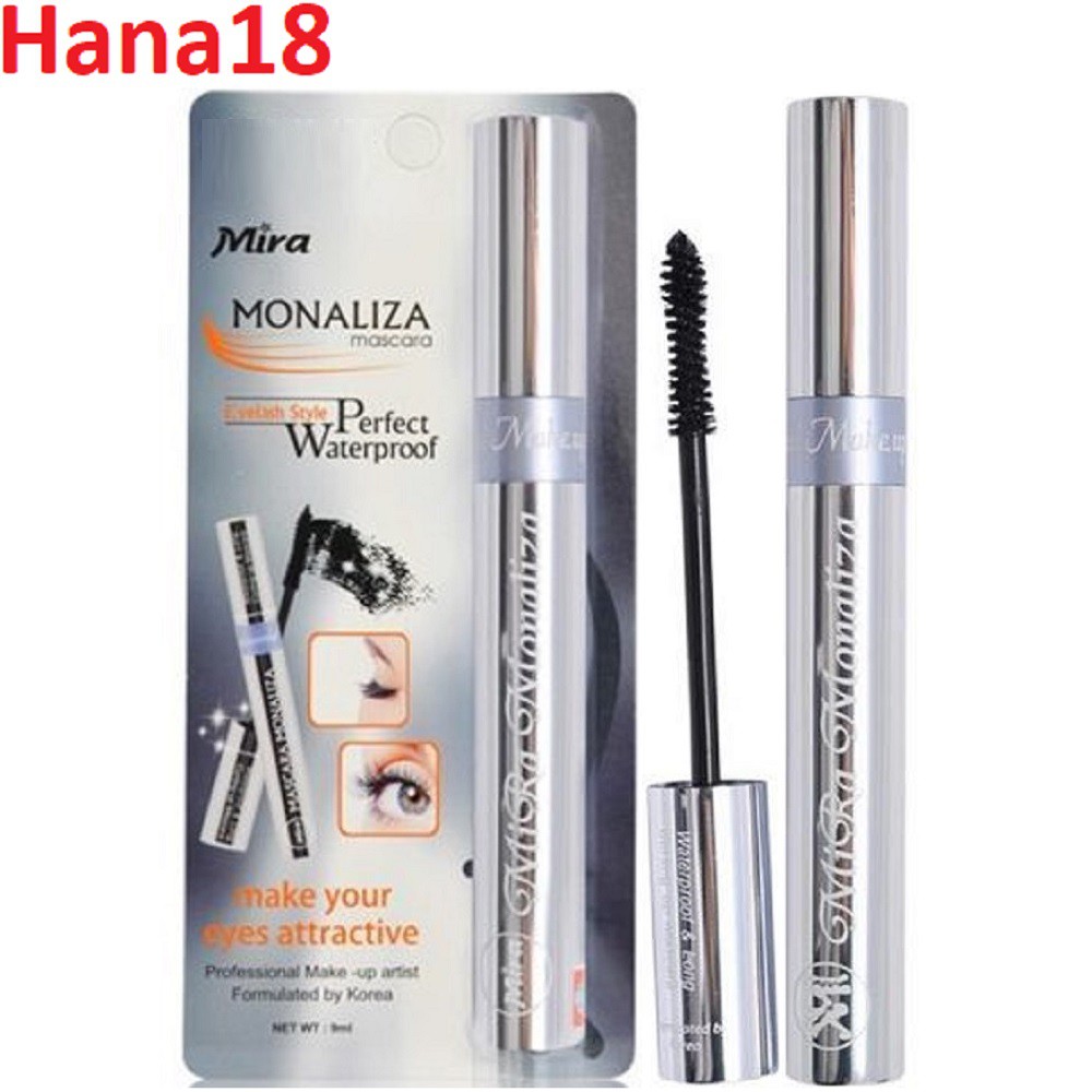 Mascara Không Trôi Cong Mi Hàn Quốc Mira Monaliza 9ml Hana18 cung cấp hàng 100% chính hãng