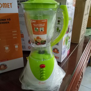 [Nhập mã ELMI01 giảm 10%]Máy xay sinh tố Comet CM9966, 2 cối nhựa, 1.5L - 350W