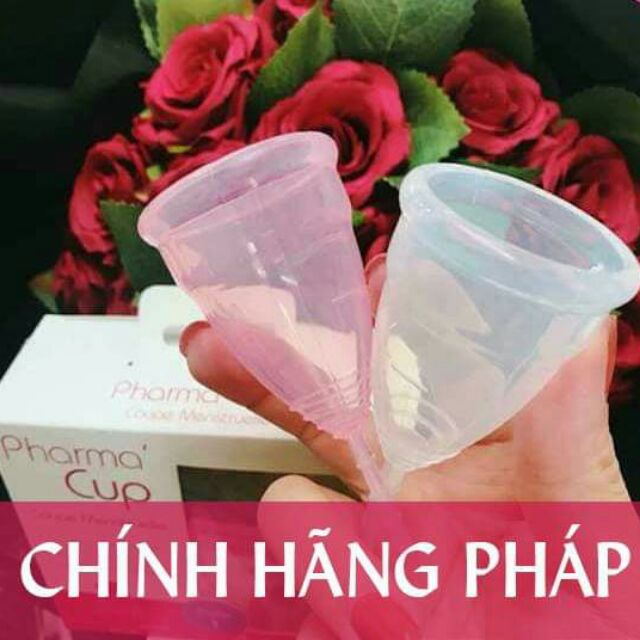 Cốc Pharma Cup - chính hãng pháp tặng son dưỡng trị thâm môi của hàn quốc