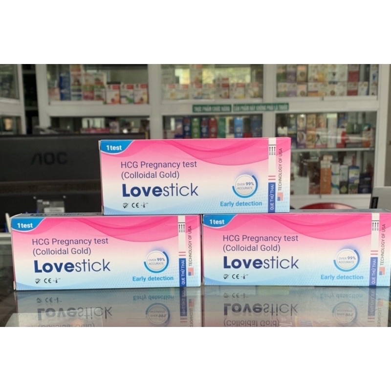 Que thử thai Lovestick chính xác an toàn tiện lợi