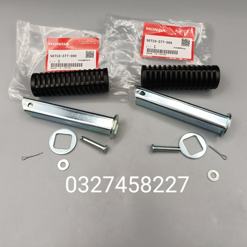 Full bộ cao su gác chân sau xe DREAM thái zin Honda nhật