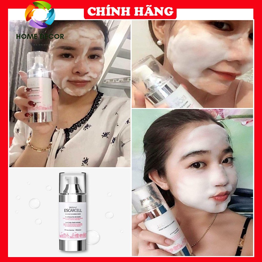 [Chính Hãng]Tẩy Tế Bào Chết Escarcell Skinaz Hàn quốc, Tẩy Tế Bào Chết Mặt Nạ Bong Bóng 8in1 ,Tẩy Tế Bào Chết Sủi Bọt