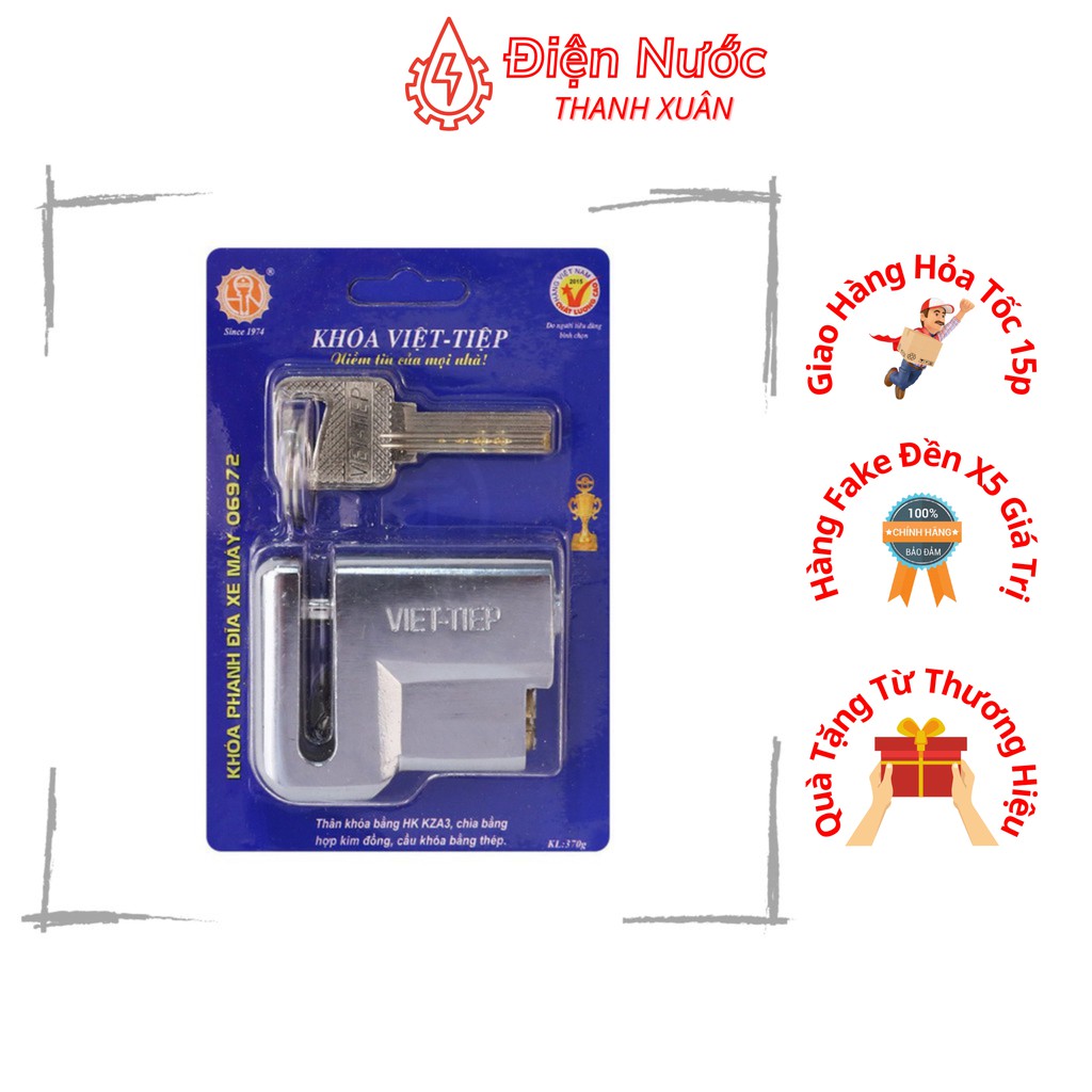 Khóa Phanh Đĩa Xe Máy Việt Tiệp, Chống Trộm, Độ Bền Cao, Chịu Được Những Phá Hoại Cơ Học 9051