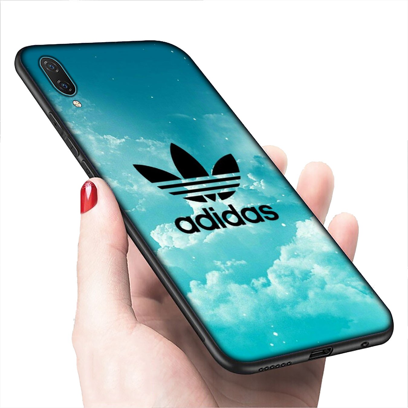 Soft Silicone Xiaomi Mi 10 9 9T Pro Lite SE pocophone f1 MI10 Mi9 Cover Adidas Logo cool Phone Case