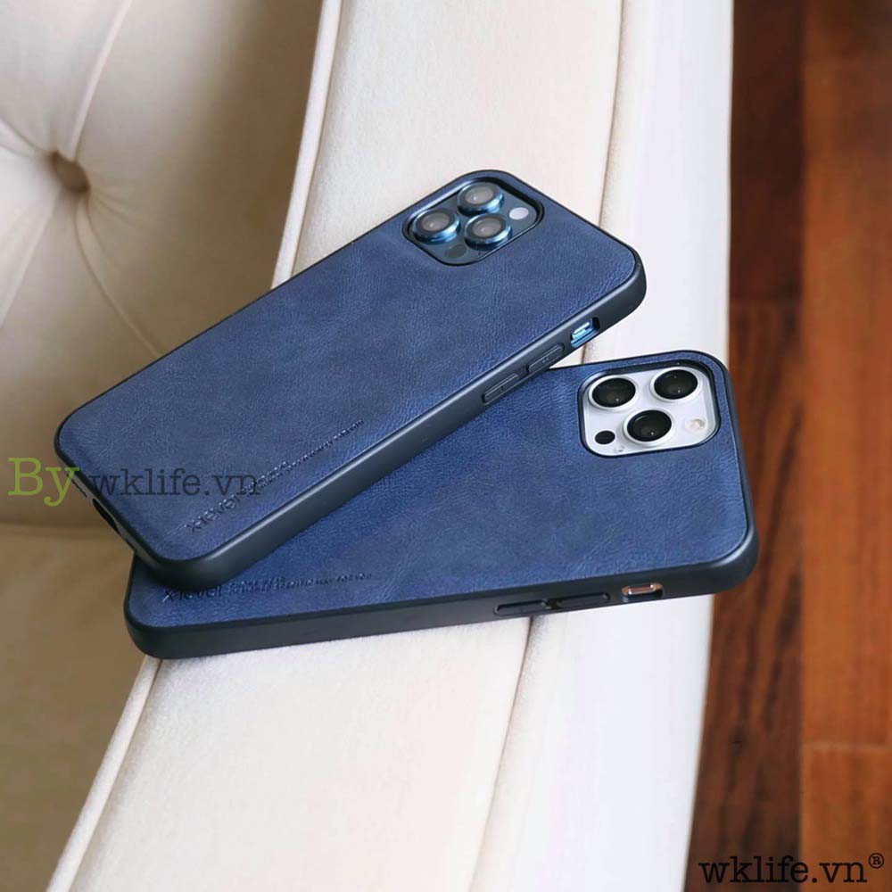 Ốp Da iPhone 11 12 Pro Max X-Level Earl III Leather Case Hàng Chính Hãng