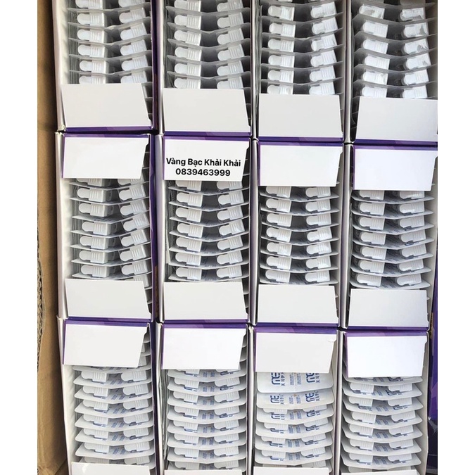 1 Cặp bấm lỗ tai 1 lần không đau , vô trùng , tặng kèm giấy sát khuẩn - Vàng Bạc Khải Khải