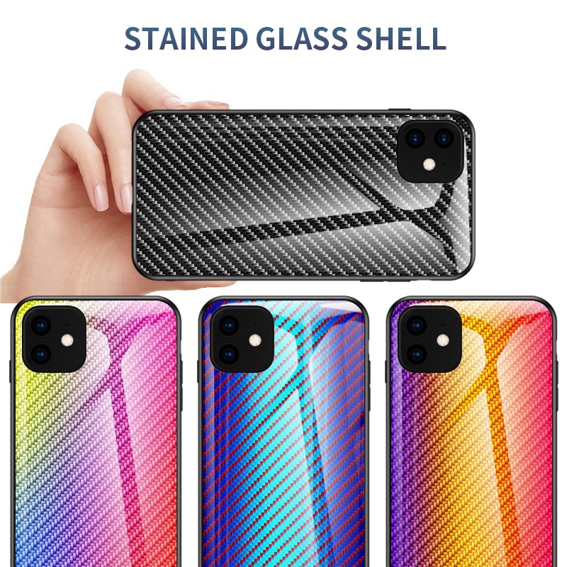 Ốp lưng kính cường lực Google Pixel 1 2 3 3a 4 XL Colorful Tempered Glass Phone Case Hard Back Cover new phone case