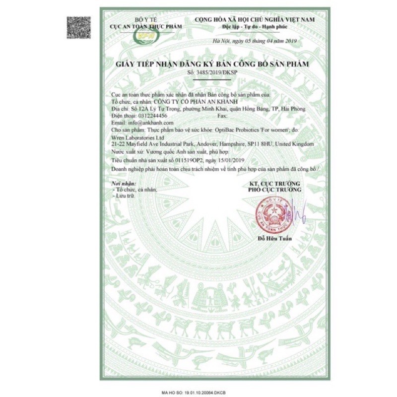 Men Vi Sinh Optibac Tím 30 viên (Optibac for women) nội địa UK | BigBuy360 - bigbuy360.vn