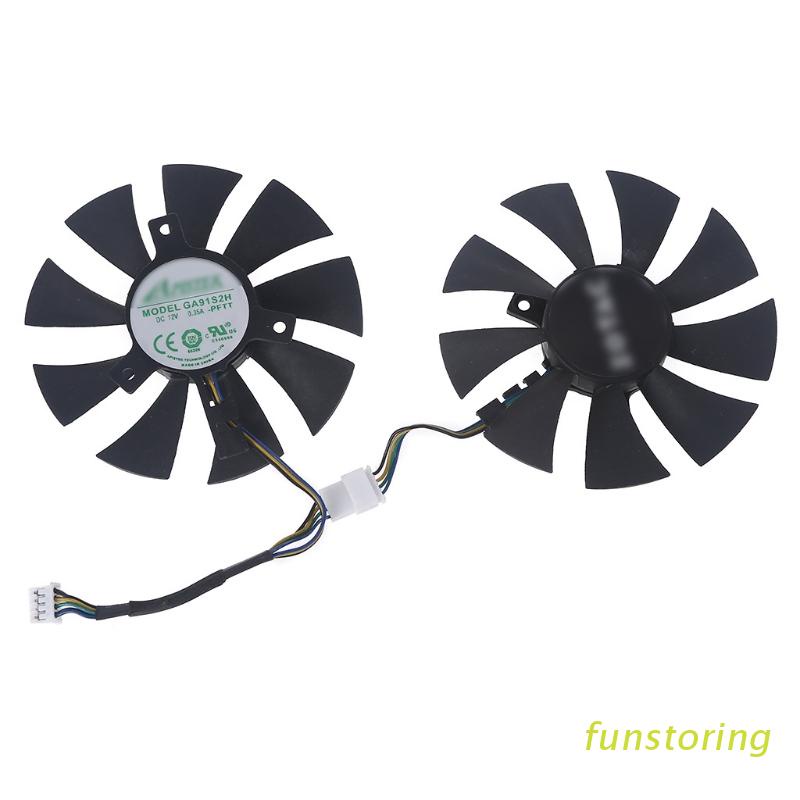 Quạt Tản Nhiệt 87mm / 3.43in 4pin 12v 0.35a Ga91S2H Vga Cho Gtx960 1070 Bore 40mm | BigBuy360 - bigbuy360.vn