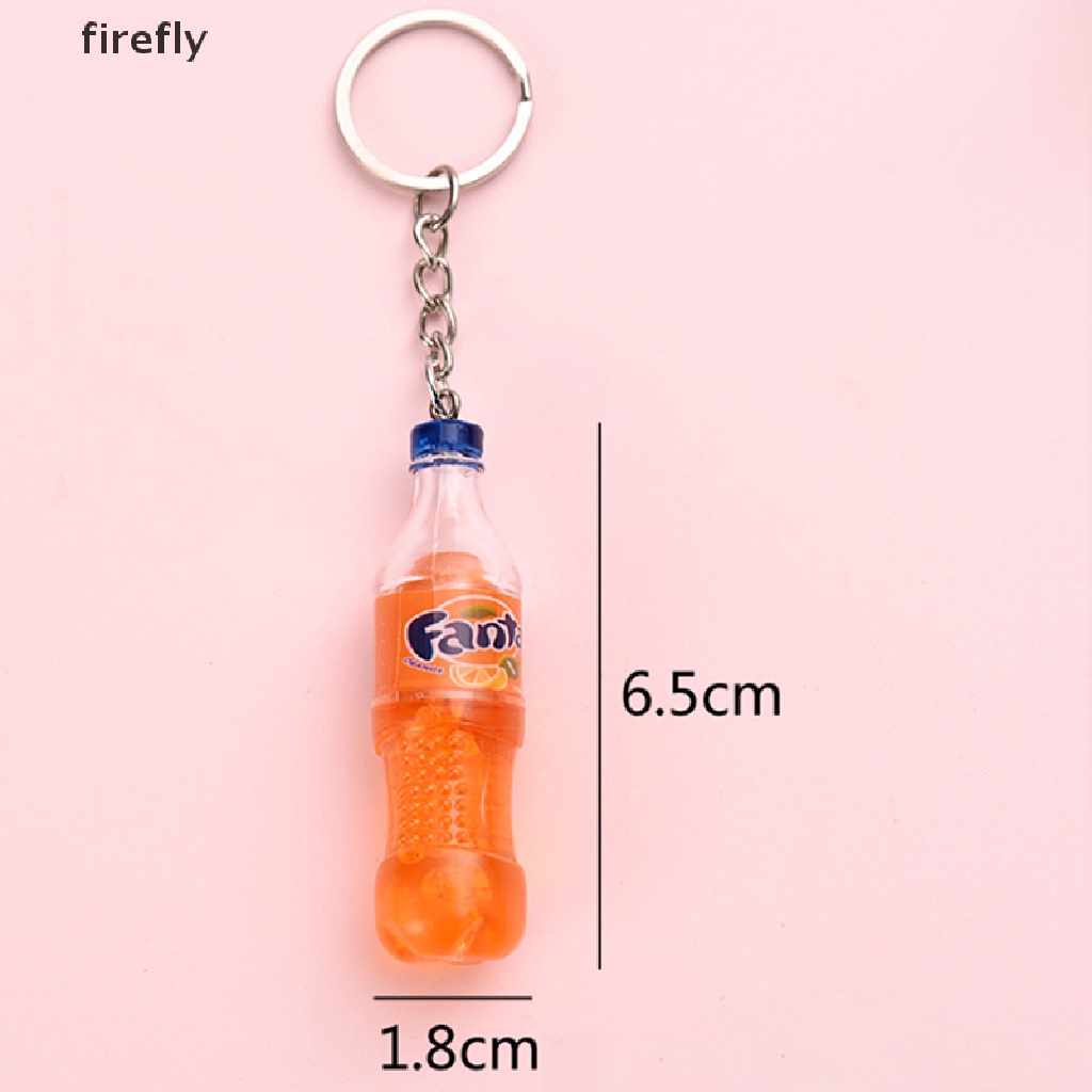 Móc Khóa Nhựa Hình Chai Nước Thời Trang