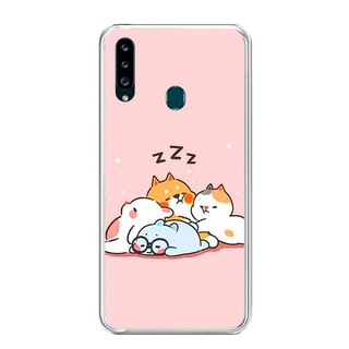 [FREESHIP ĐƠN 50K] Ốp lưng điện thoại Samsung Galaxy A20S - 01216 0047 SLEEP - Silicon Dẻo