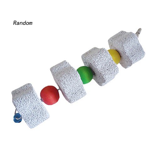 ✡Phụ Kiện Chuyên Dụng Dành Cho CWN✡Đồ Chơi Chuỗi Hạt Đá Mài Răng Cho Hamster / Thỏ / Vẹt Cưng