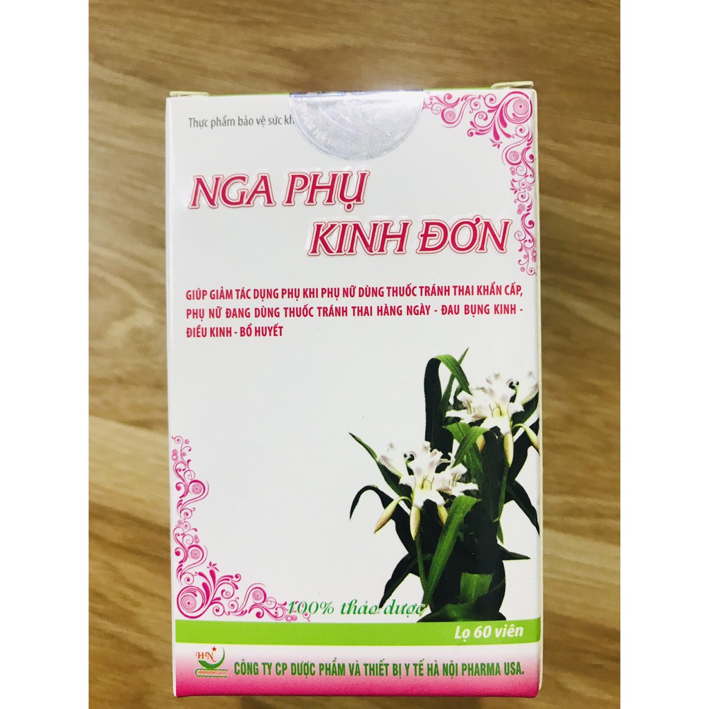 Viên uống phụ khoa điều hòa kinh nguyệt ❤️CHÍNH HÃNG👍 Nga Phụ Kinh Đơn ❤️giúp ổn định nội tiết tố, hỗ trợ đau bụng kinh