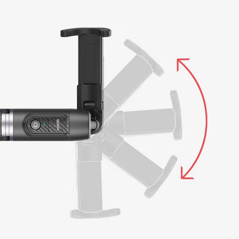 Qoovi Mini Bluetooth Selfie Stick Chân máy có thể gập lại Monopod tự chụp ảnh điều khiển không dây điều khiển từ xa có thể mở rộng