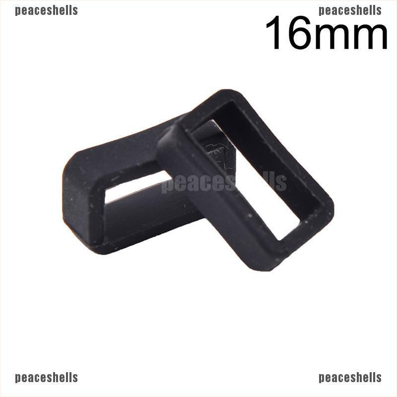 Bộ 2 Dây Đeo Đồng Hồ Bằng Cao Su Silicone 14mm-26mm
