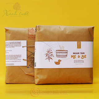 Ngâm tắm mẹ và bé- hết rôm sẩy, mẩn ngứa- herbal bath soak for mom & kids