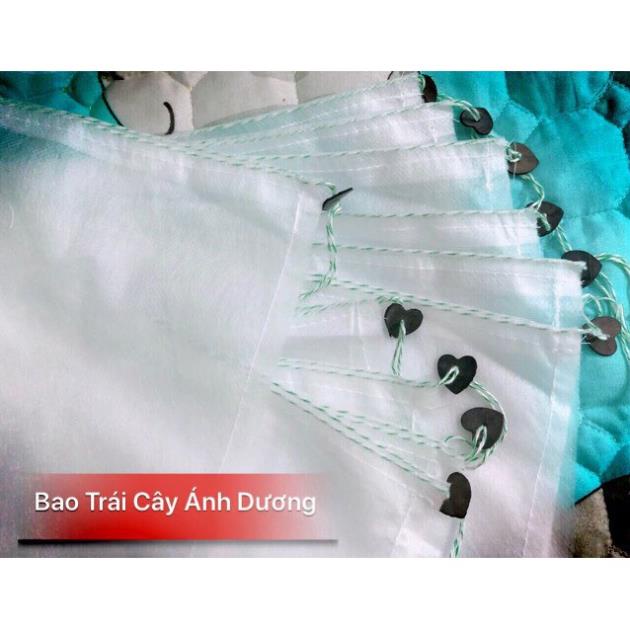 10 cái Túi bọc trái cây hiệu bao trái cây Ánh Dương bằng vải không dệt - Chuyên dùng túi bao đủ loại trái cây