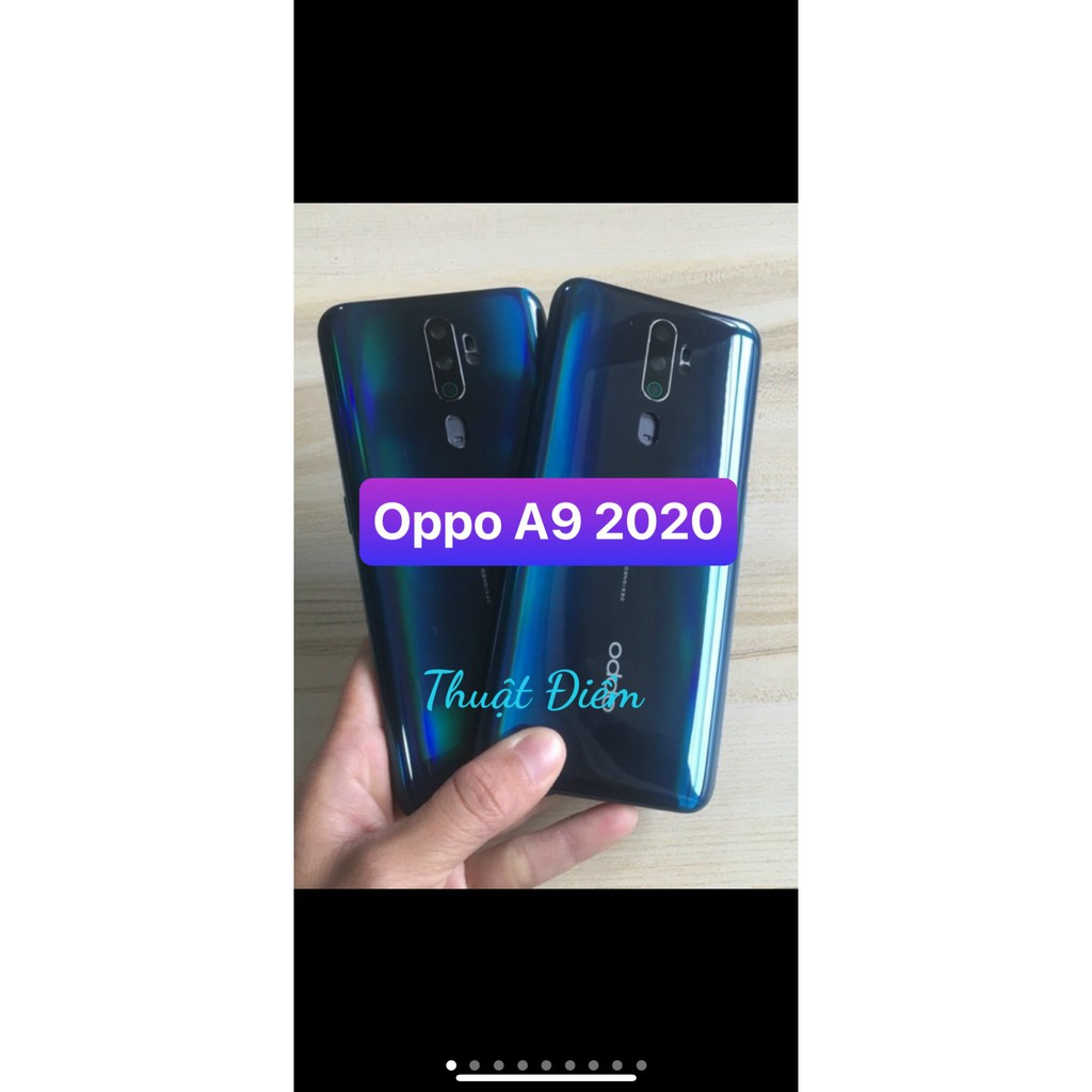 bộ vỏ oppo A9 2020 (gồm lưng,xương ,sườn,phím,kính camera)
