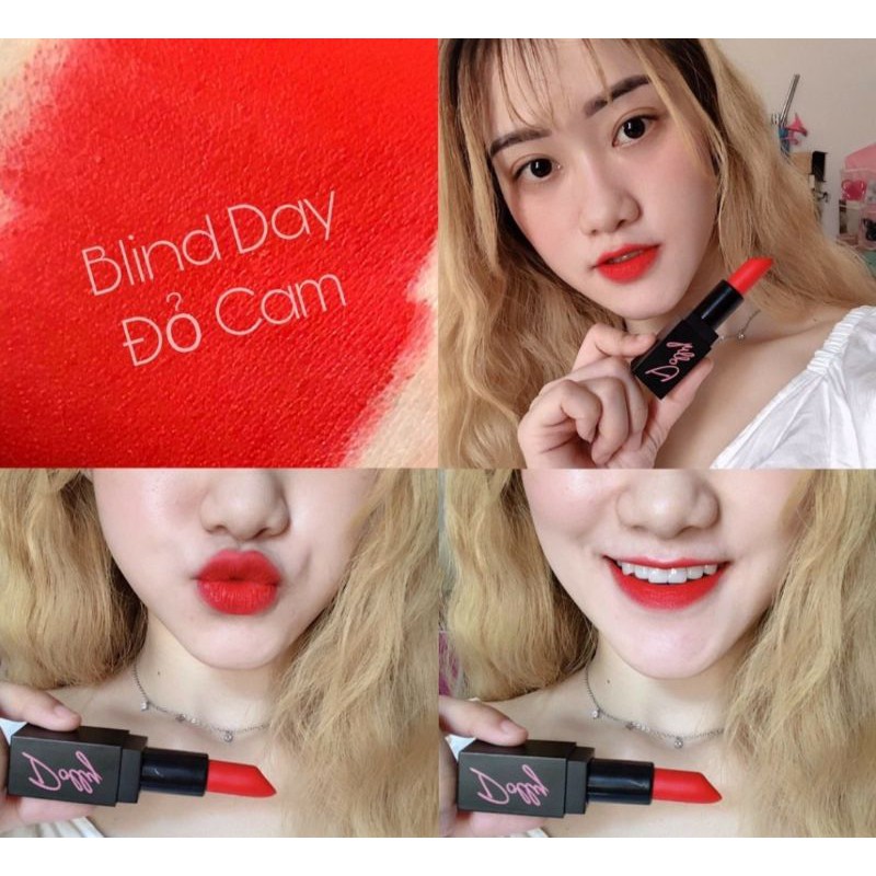 MÀU ĐỎ CAM SON SÁP PHỦ PHẤN CAO CẤP | BigBuy360 - bigbuy360.vn